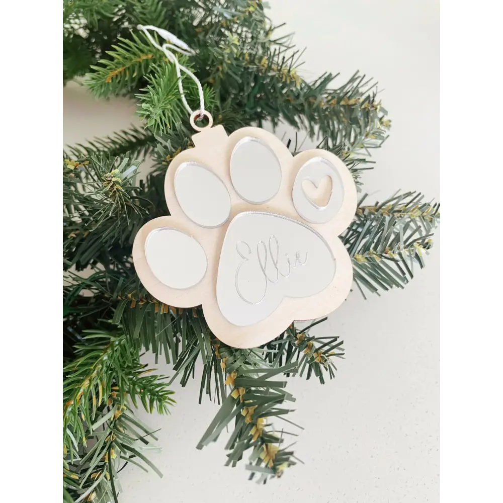 Dog Paw Ornament