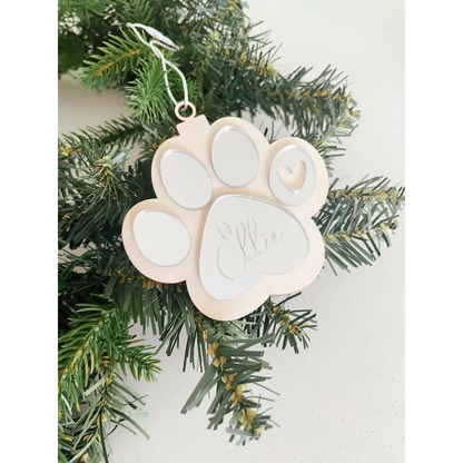 Dog Paw Ornament