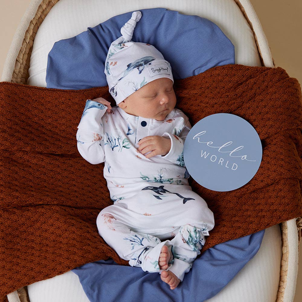 Ocean & Indigo Reversible Milestone Cards