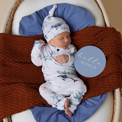 Ocean & Indigo Reversible Milestone Cards