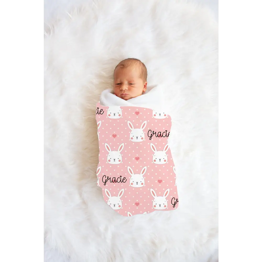 Easter Blanket - Bunny Heart - Timber Tinkers