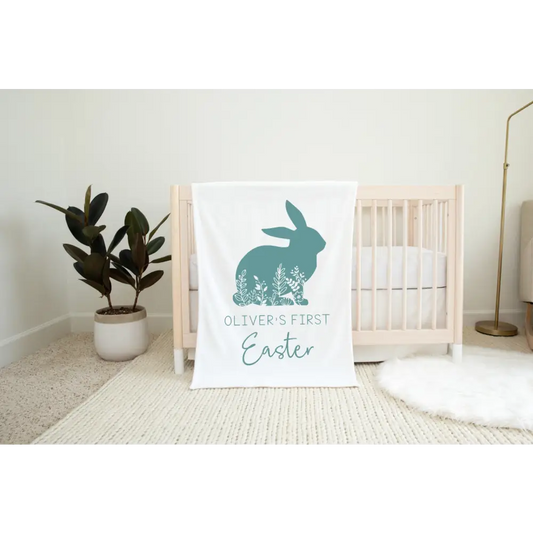 Easter Blanket - Floral Bunny - Timber Tinkers