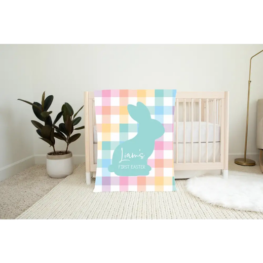 Easter Blanket - Gingham Bunny - Timber Tinkers