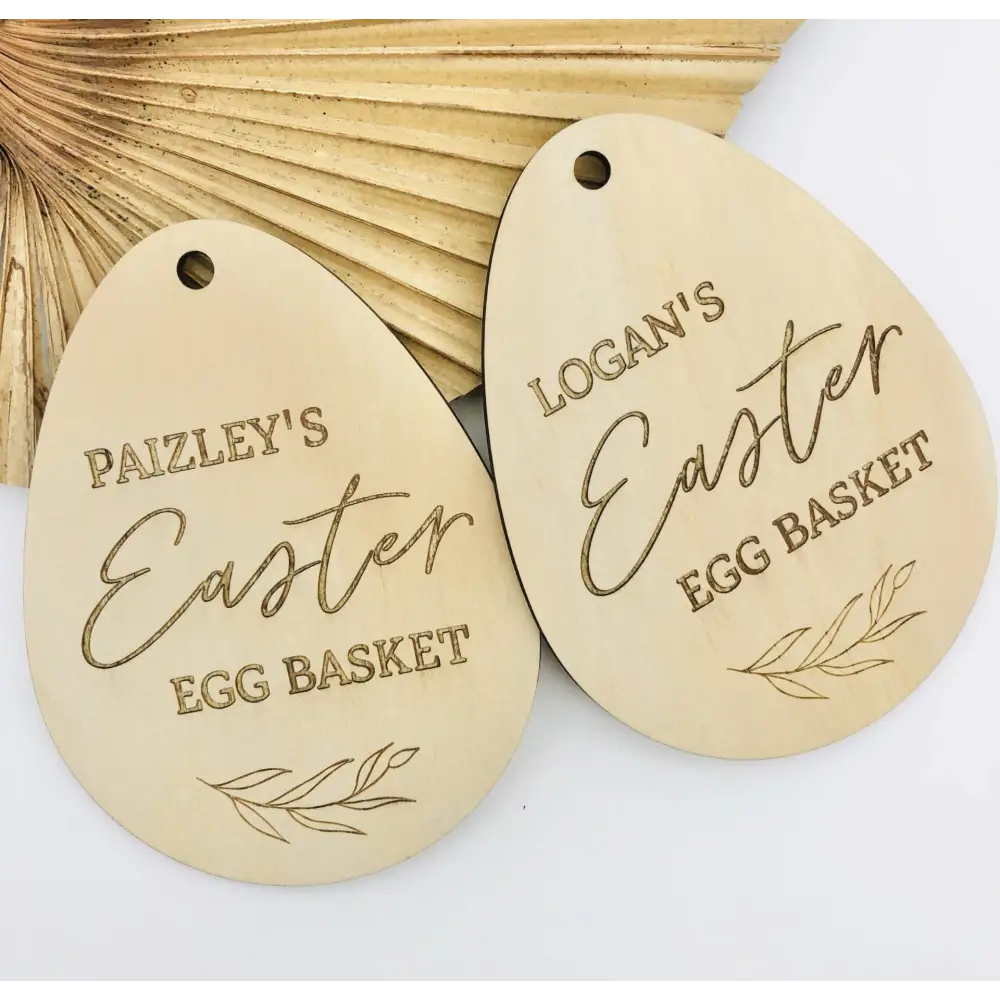 Easter Tag - Easter Basket Tag - Timber Tinkers