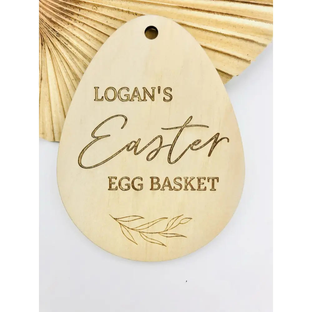 Easter Tag - Easter Basket Tag - Timber Tinkers