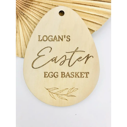 Easter Tag - Easter Basket Tag - Timber Tinkers