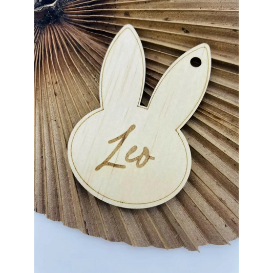 Easter Tag - Bunny Head - Timber Tinkers