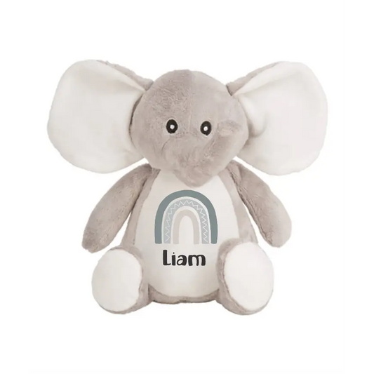 Elephant Plush - Rainbow - Timber Tinkers