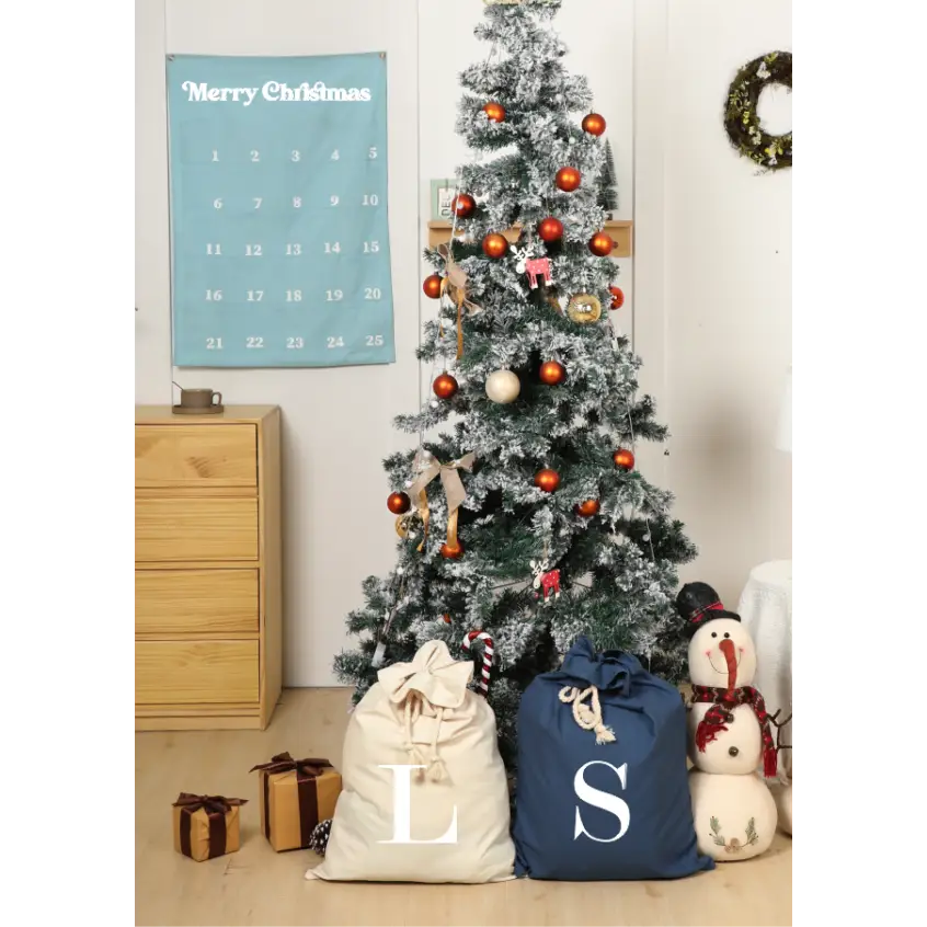 Extra Large Merry Christmas Advent Calendar - MINT