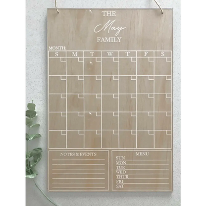 Family Calendar - Classic Design