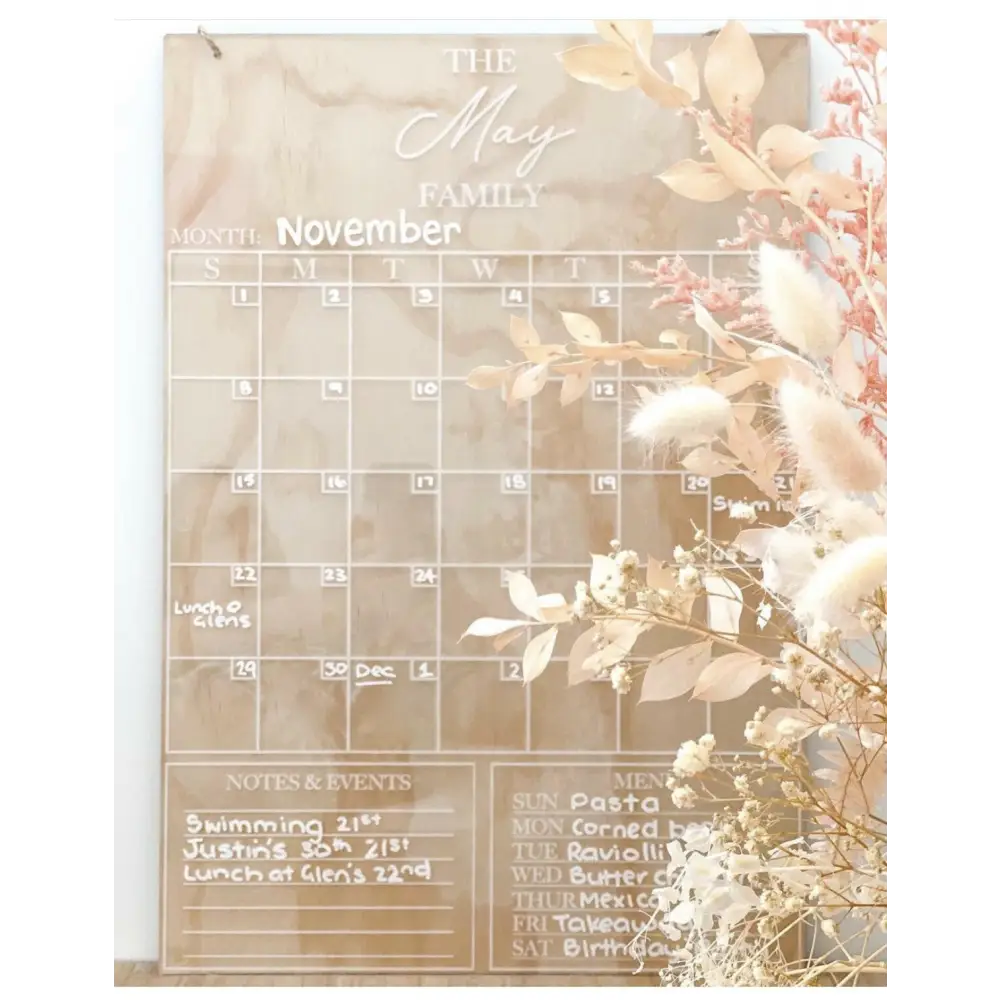 Family Calendar - Classic Design