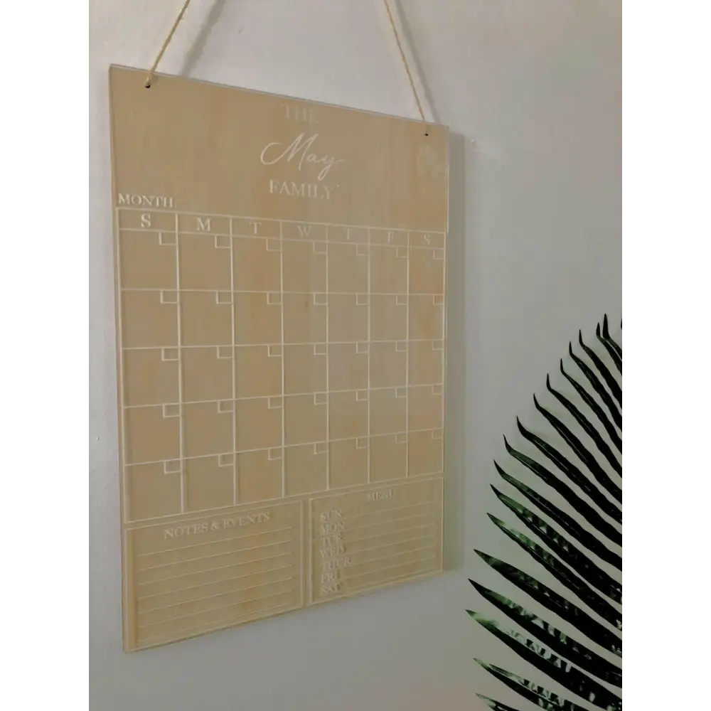 Family Calendar - Classic Design