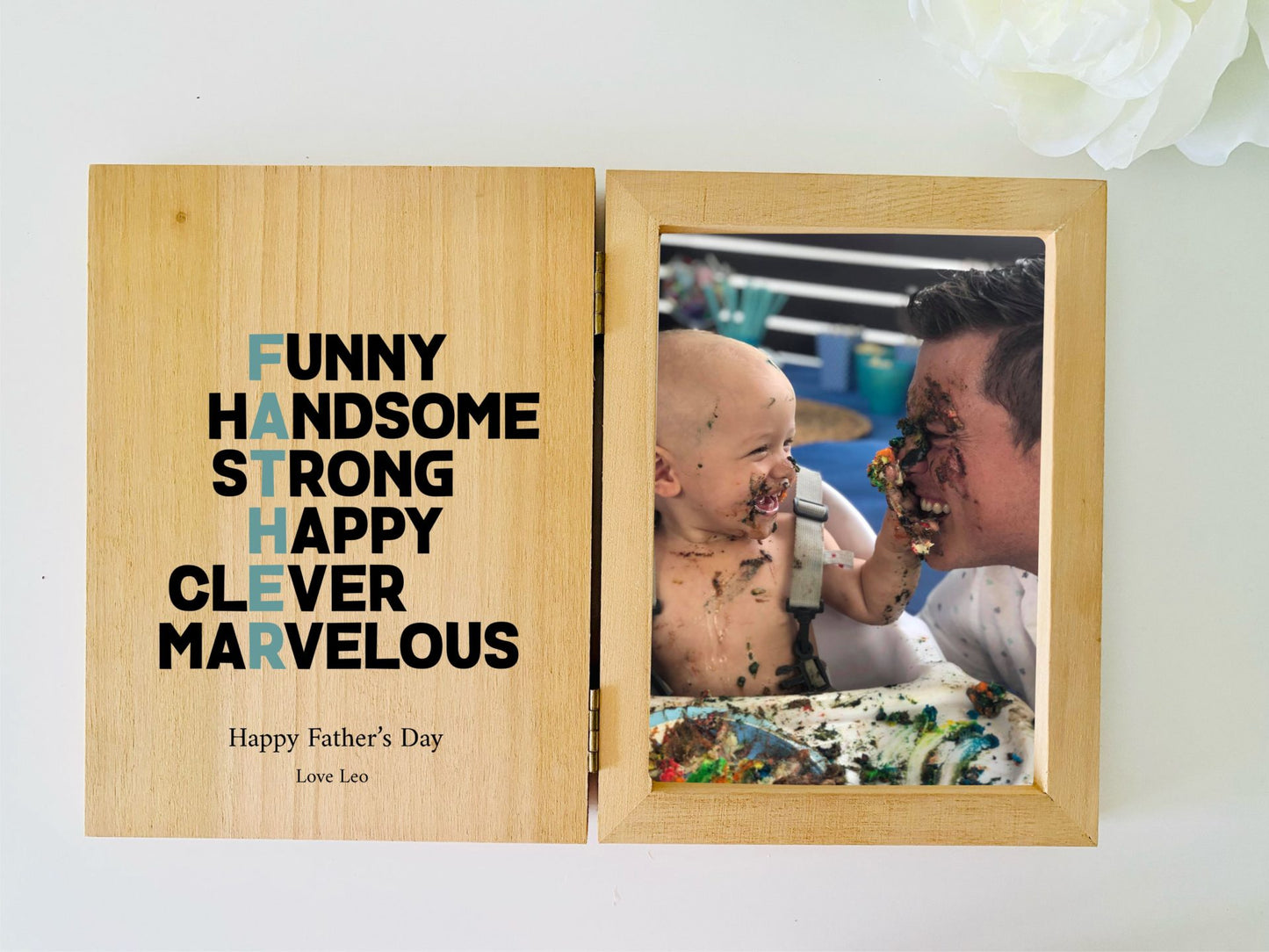 Personalised Father's Day Photo Frame - FATHER