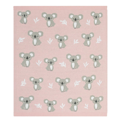 Australiana Blanket - Pink Koala