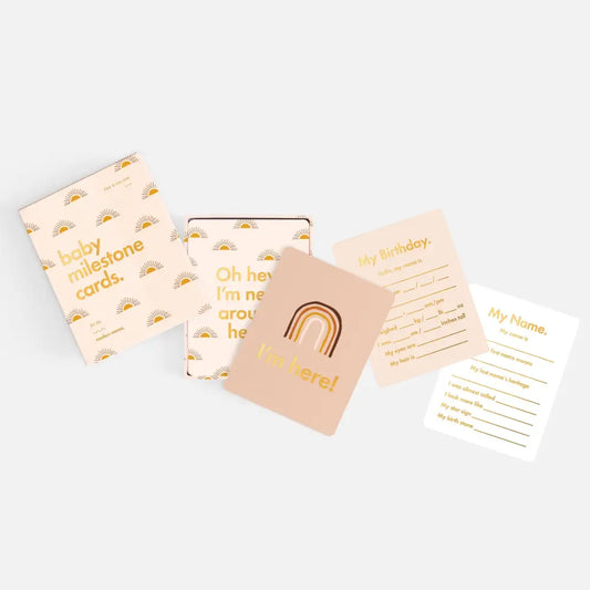 Fox & Fallow Baby Milestone Cards Boho - Timber Tinkers