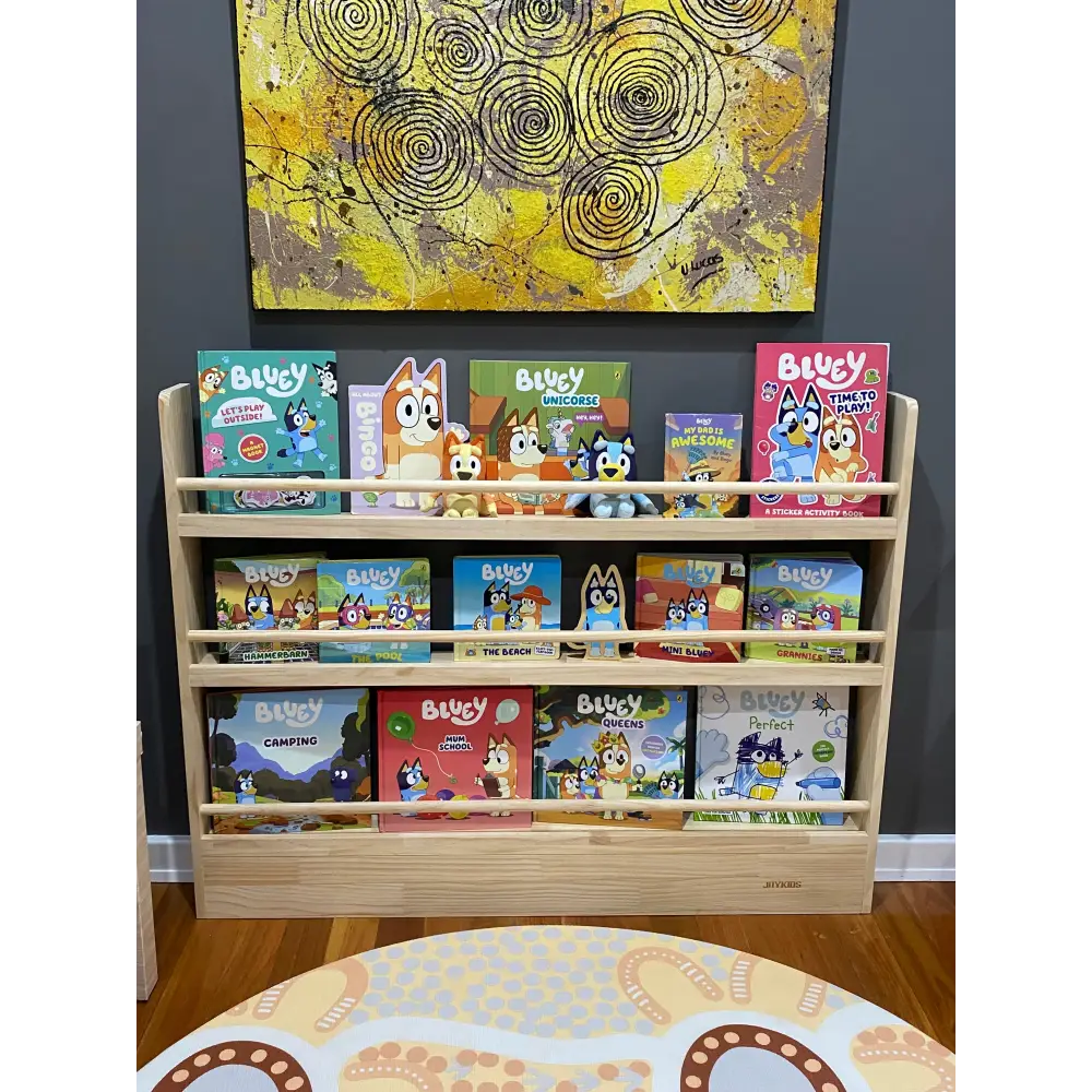 Front Facing Bookshelf with 3 Tier - SolidWood - Timber Tinkers