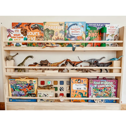 Front Facing Bookshelf with 3 Tier - SolidWood - Timber Tinkers