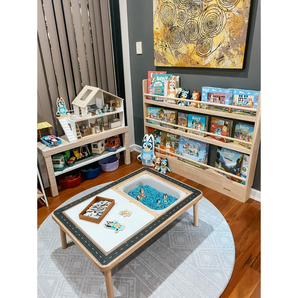 Front Facing Bookshelf with 3 Tier - SolidWood - Timber Tinkers