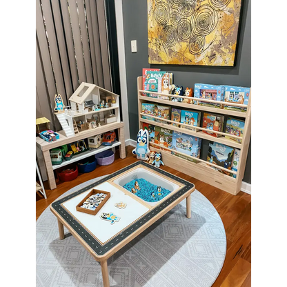Front Facing Bookshelf with 3 Tier - SolidWood - Timber Tinkers