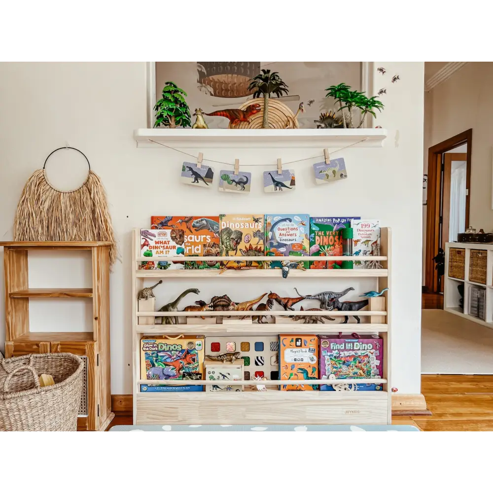 Front Facing Bookshelf with 3 Tier - SolidWood - Timber Tinkers