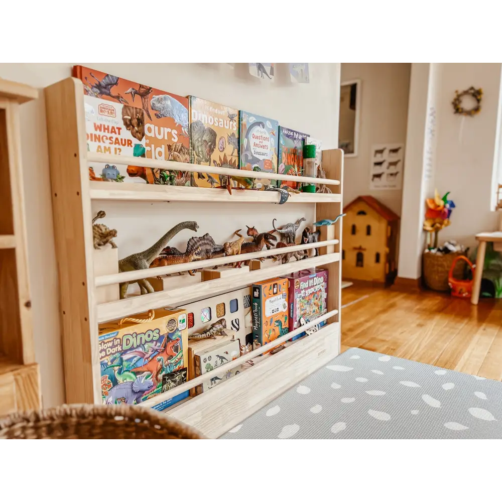 Front Facing Bookshelf with 3 Tier - SolidWood - Timber Tinkers