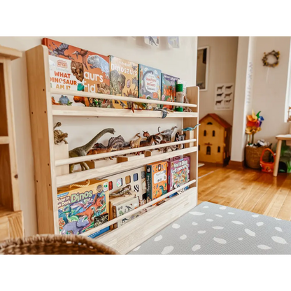 Front Facing Bookshelf with 3 Tier - SolidWood - Timber Tinkers