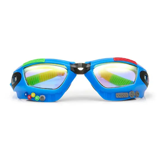 Gamer Console Blue Swim Goggles