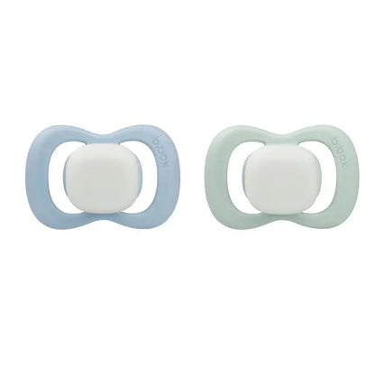 glow pacifier twin pack - sky + sage - Timber Tinkers