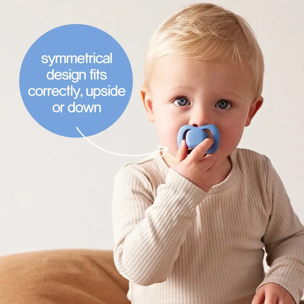 glow pacifier twin pack - sky + sage - Timber Tinkers