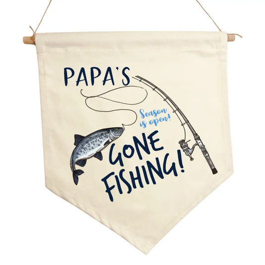 Gone Fishing Flag - Timber Tinkers