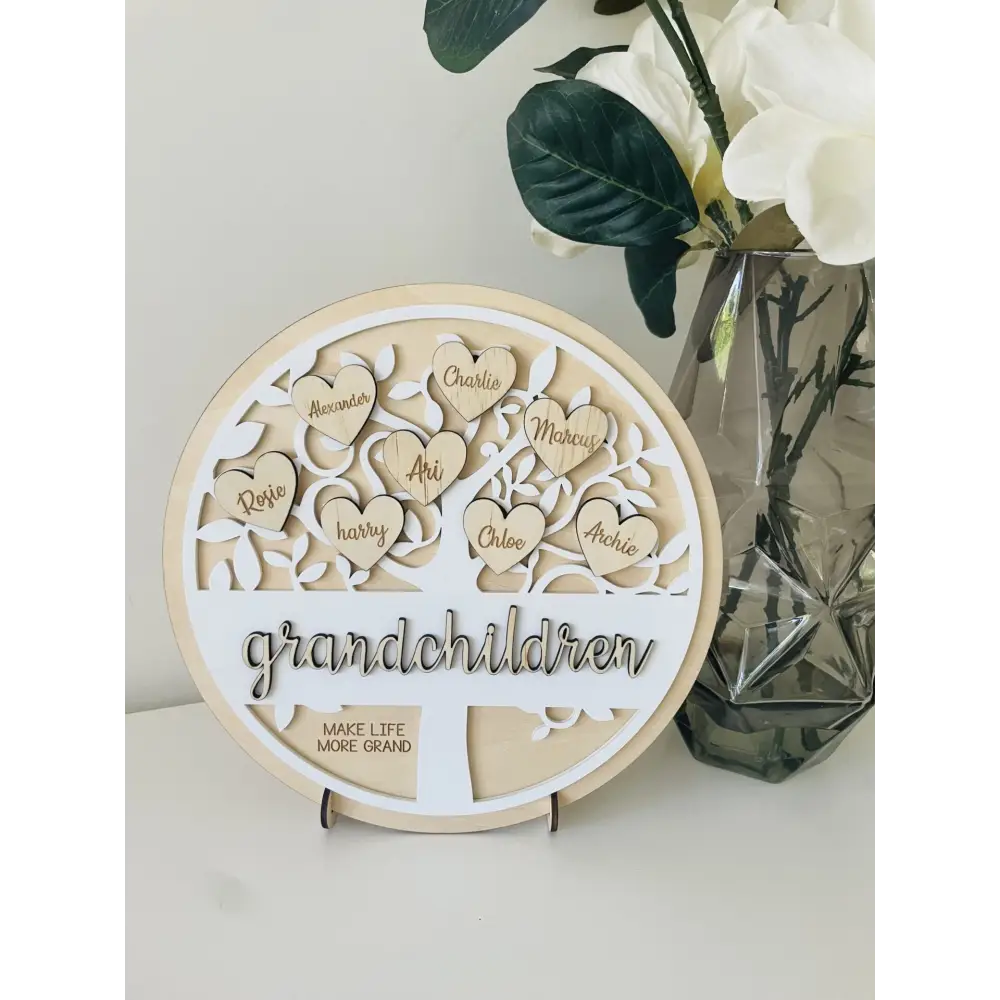 Grandparents Tree of Life Sign - Timber Tinkers