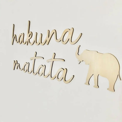 hakuna matata wall plaque