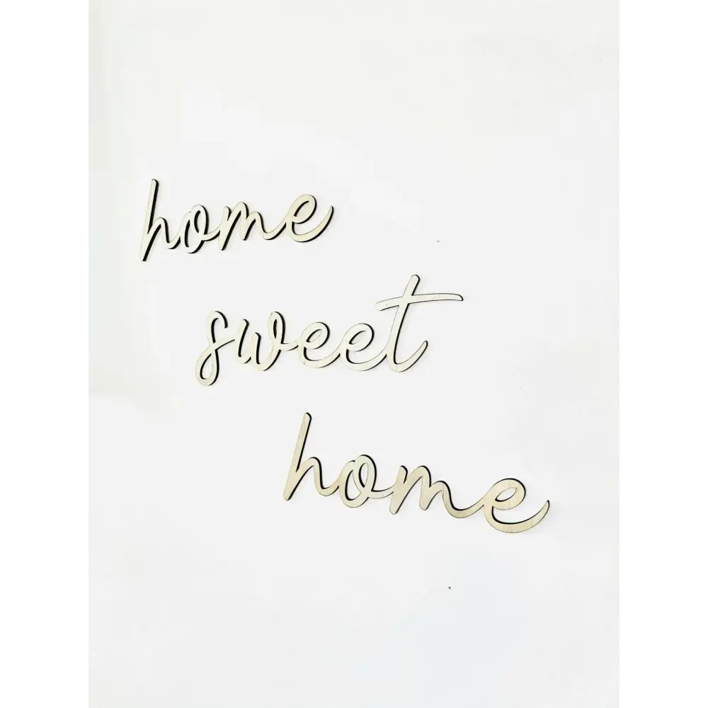 home sweet home wall plaque