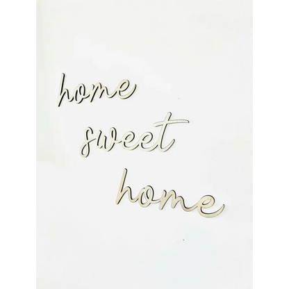 home sweet home wall plaque