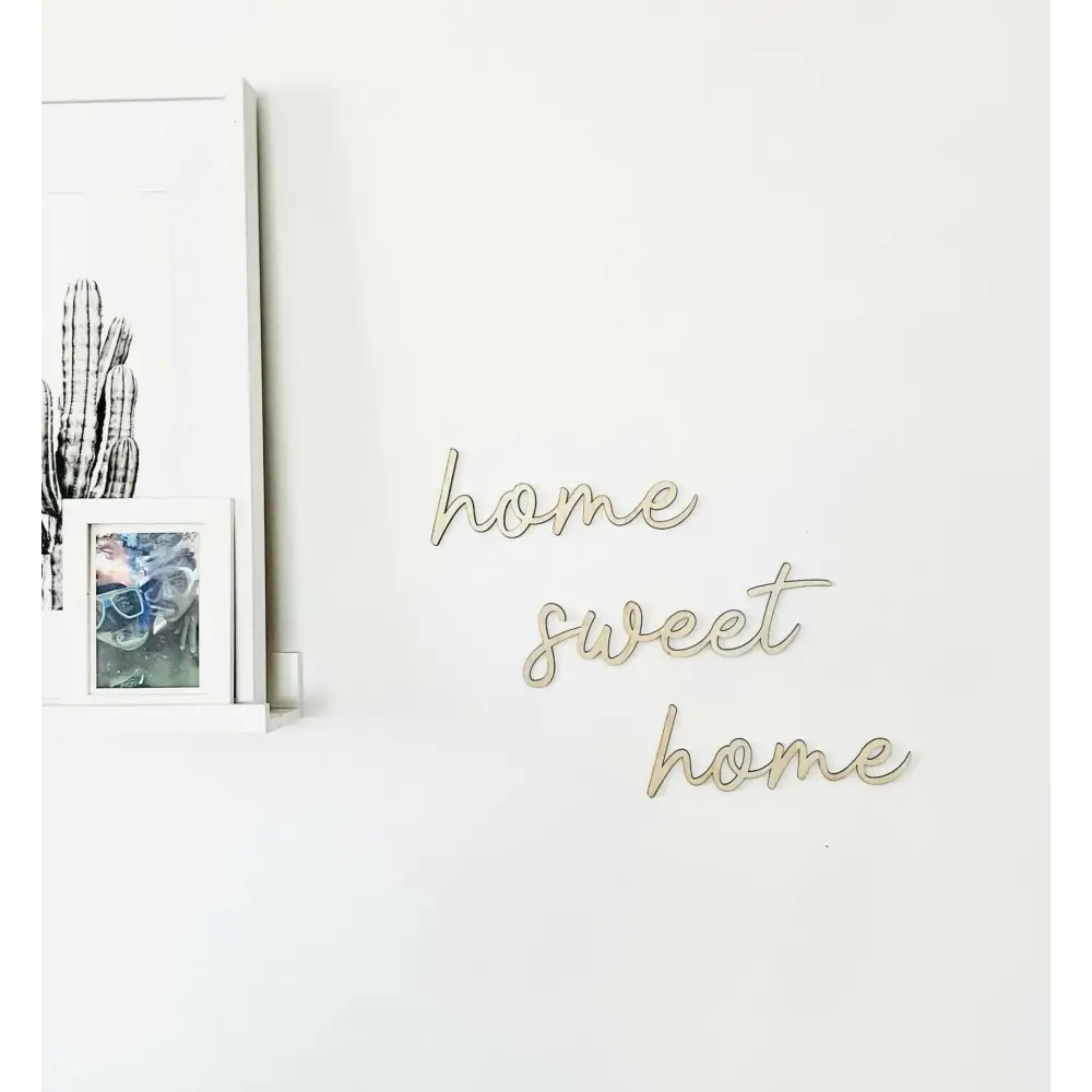 home sweet home wall plaque