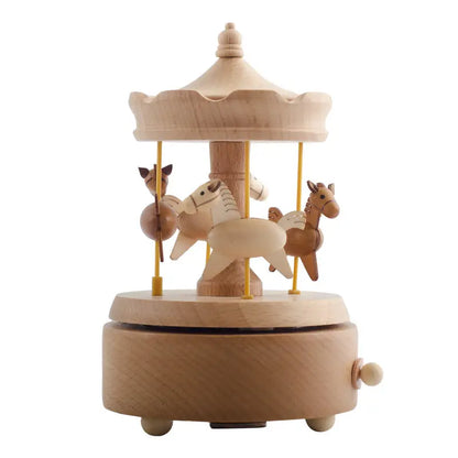 Horse Carousel Music Box