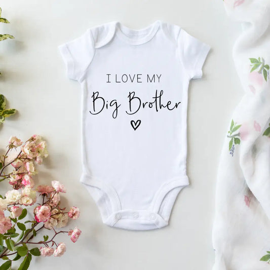 I love my Big Brother Onesie - Timber Tinkers