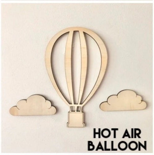 Hot Air Balloon Wall Decal