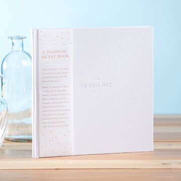 Wedding Guest Book - 'on this day'