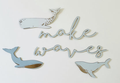 make waves plaque