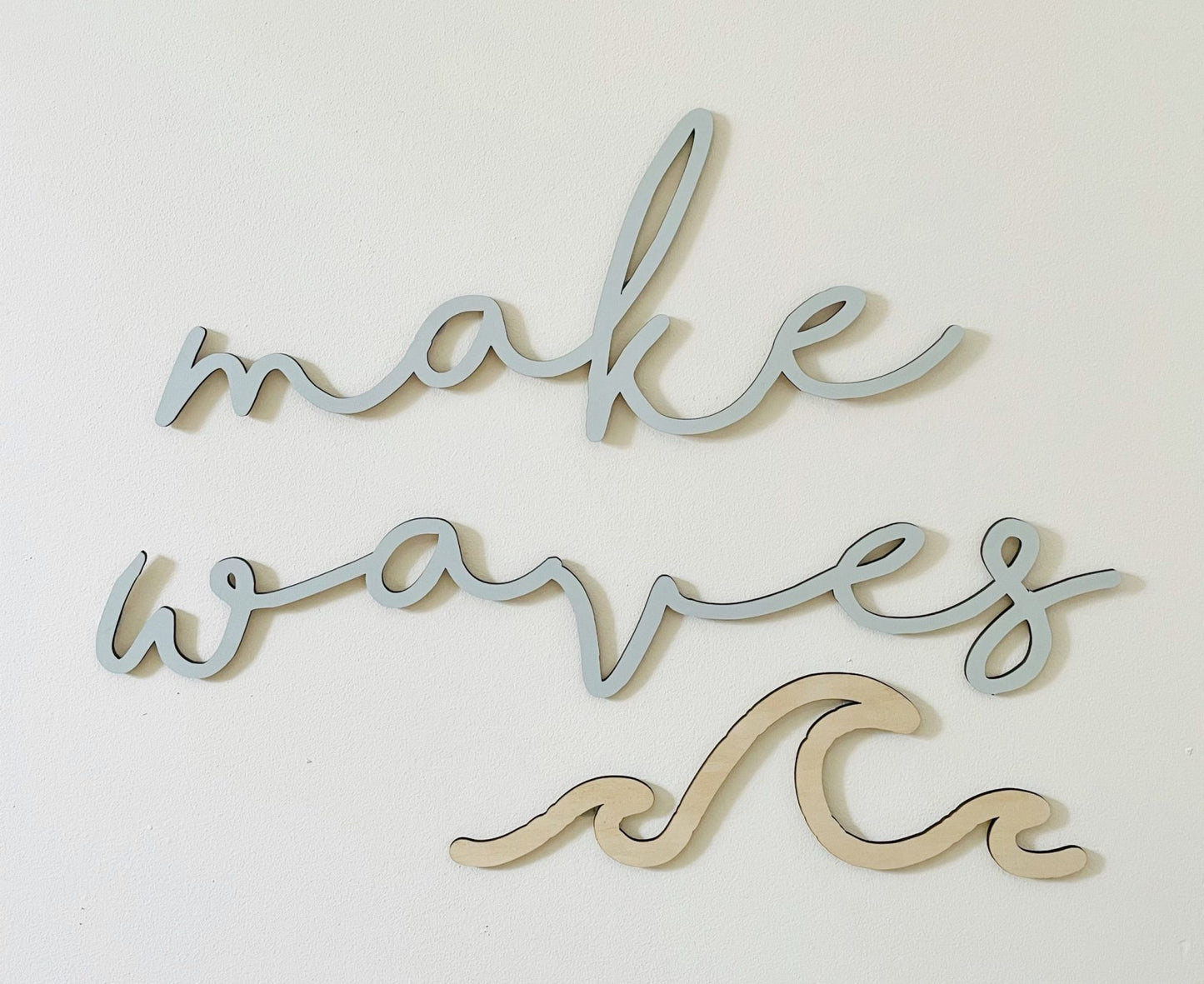 make waves plaque