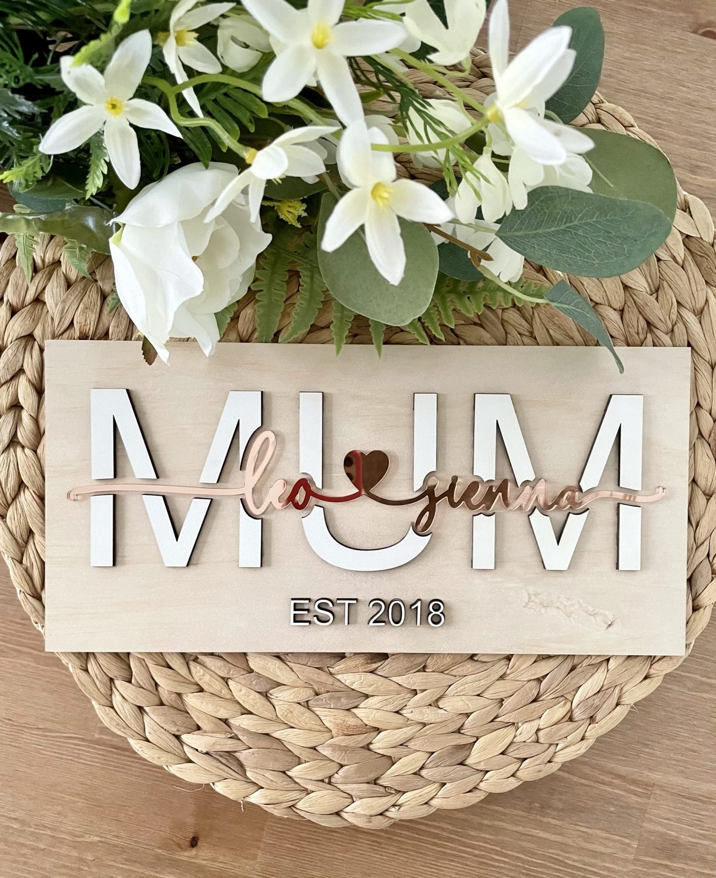 3D Mum Sign