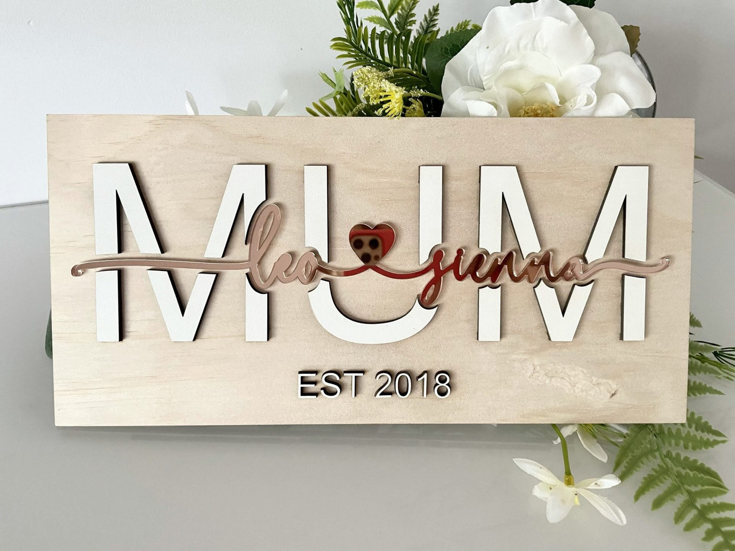 3D Mum Sign