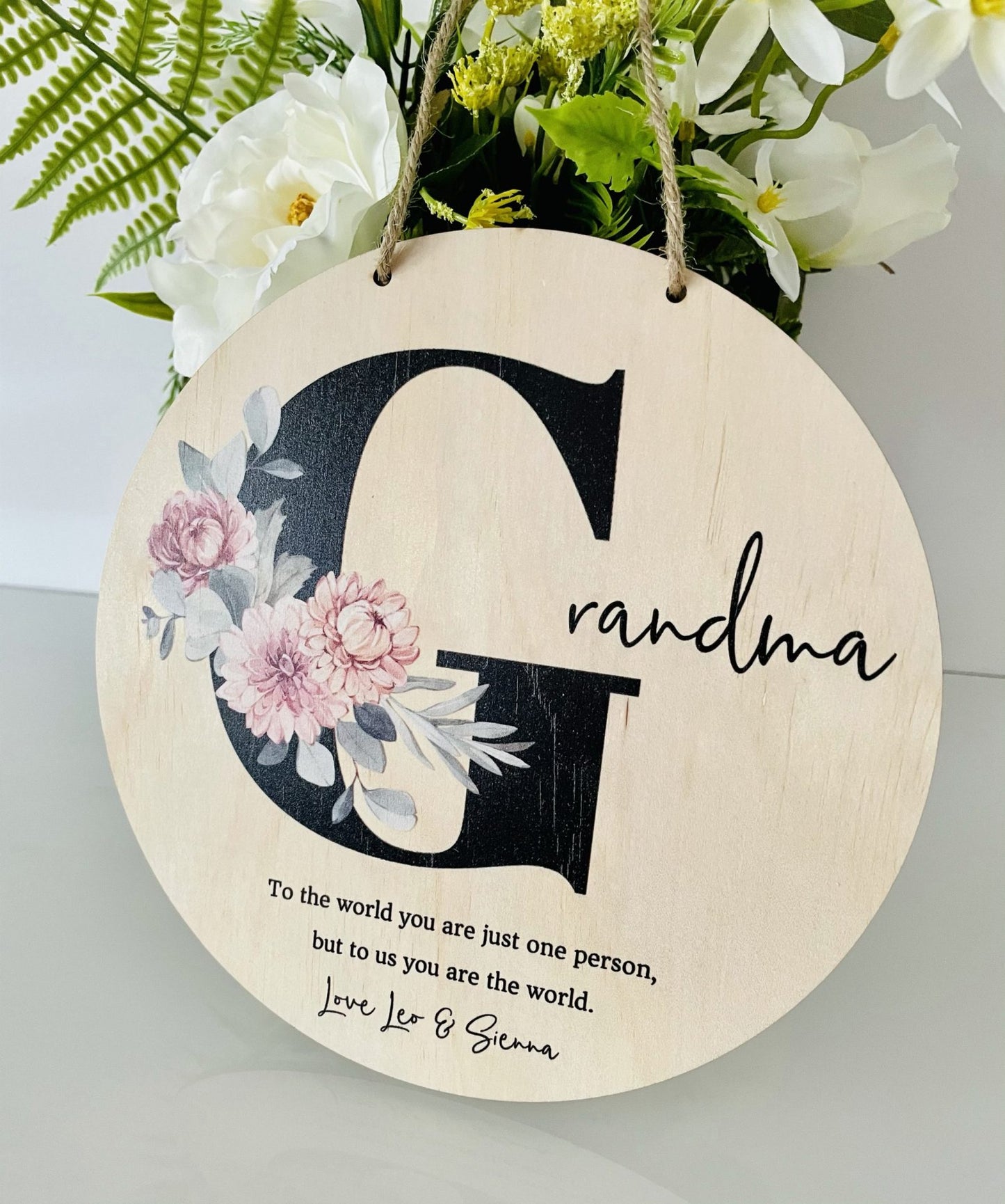 Mothers Floral Sign