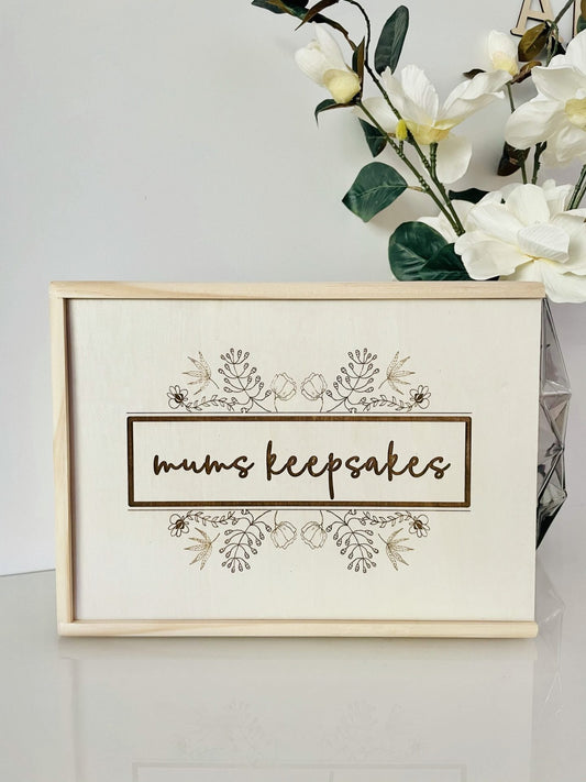 Keepsake Boxes - Botanical  - PRE ORDER SHIPS NOV 2024