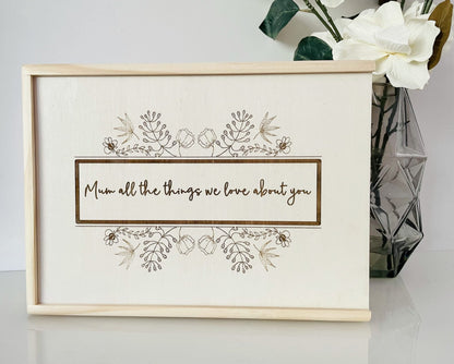 Keepsake Boxes - Botanical  - PRE ORDER SHIPS NOV 2024