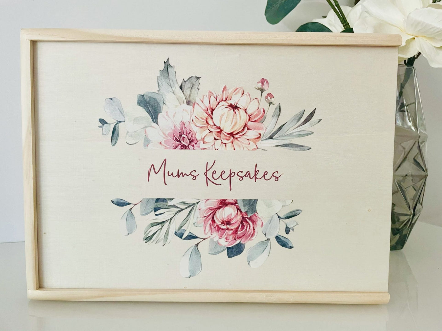 Keepsake Box - Pink Floral