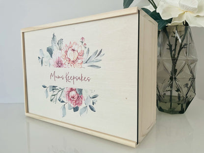 Keepsake Box - Pink Floral