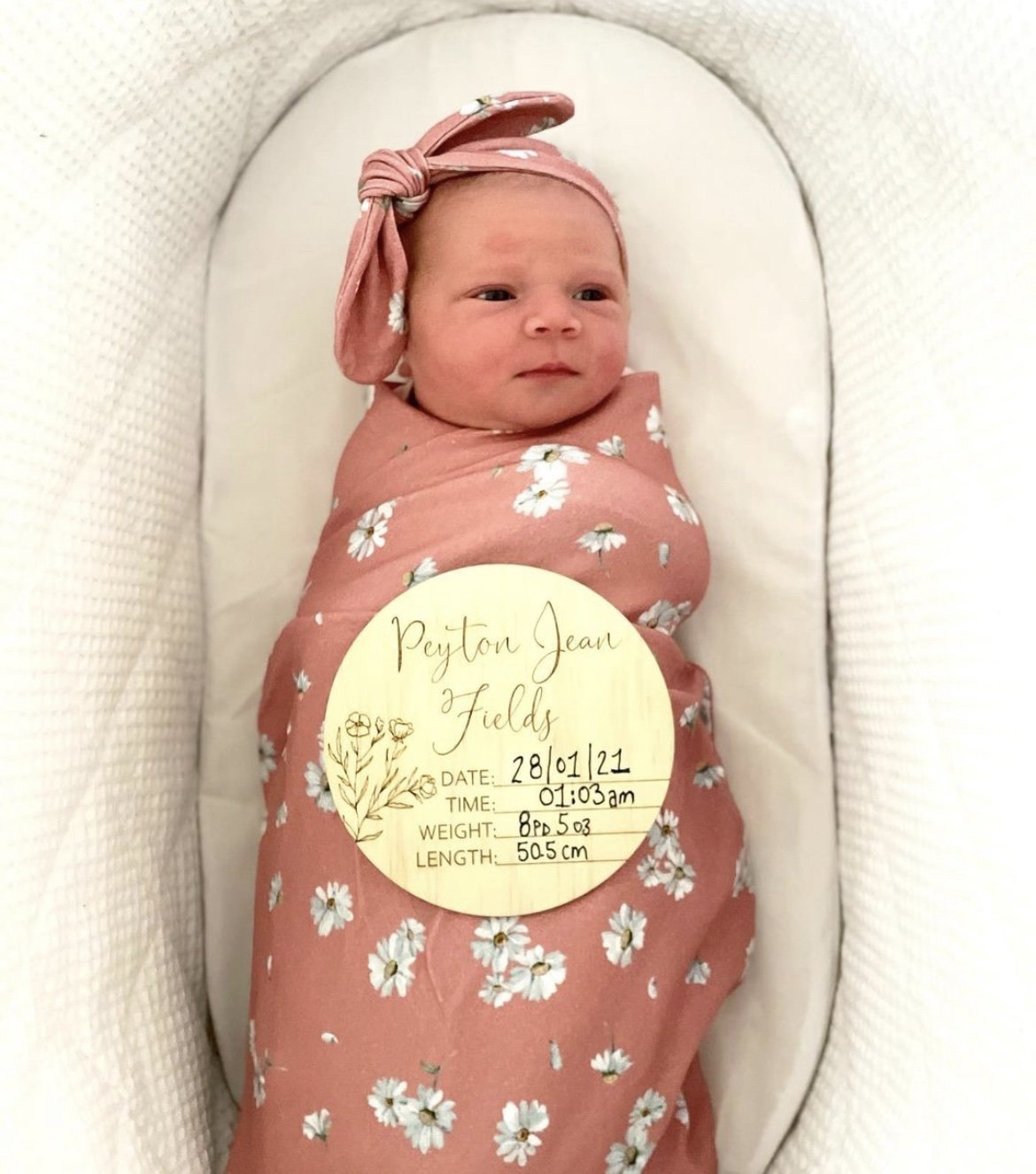 Poppy Birth Announcement