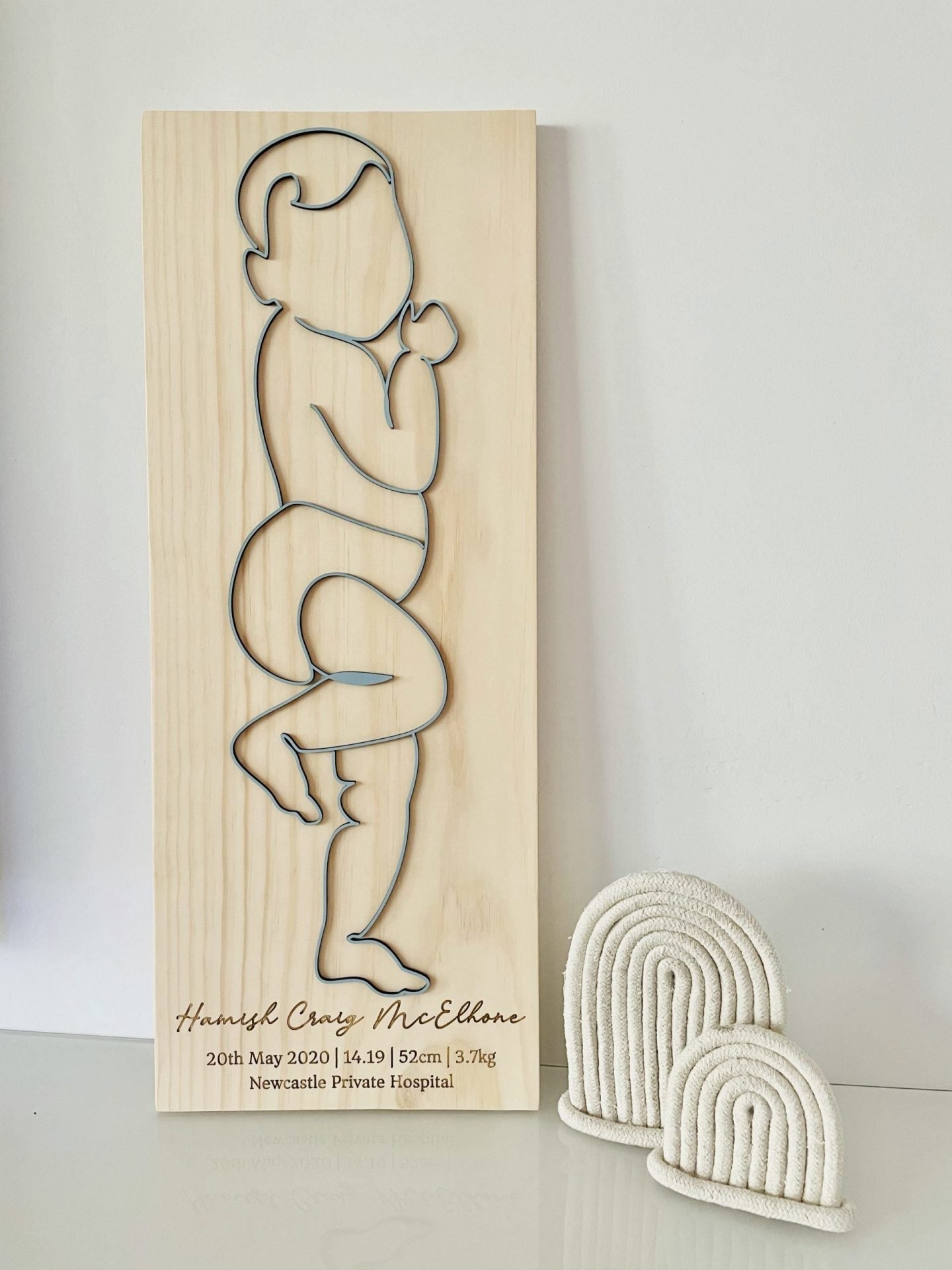 Personalised Birth Plaque